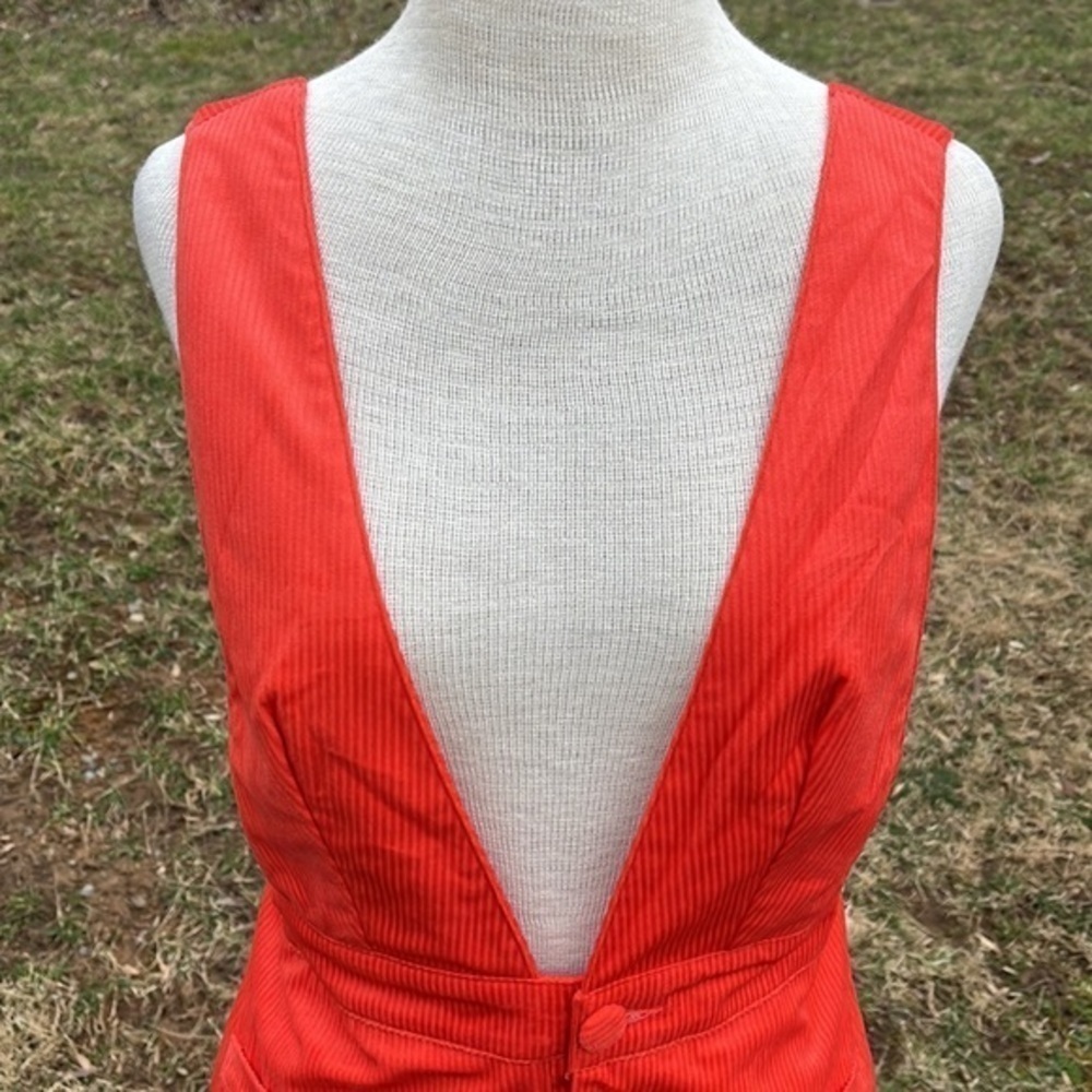 Shein Covered Button Front Patch Pocket Corduroy … - image 5